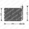 DELPHI TSP0525091 Evaporator, air conditioning